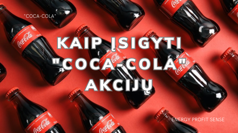 Kaip Isigyti „Coca-Cola” akcijų