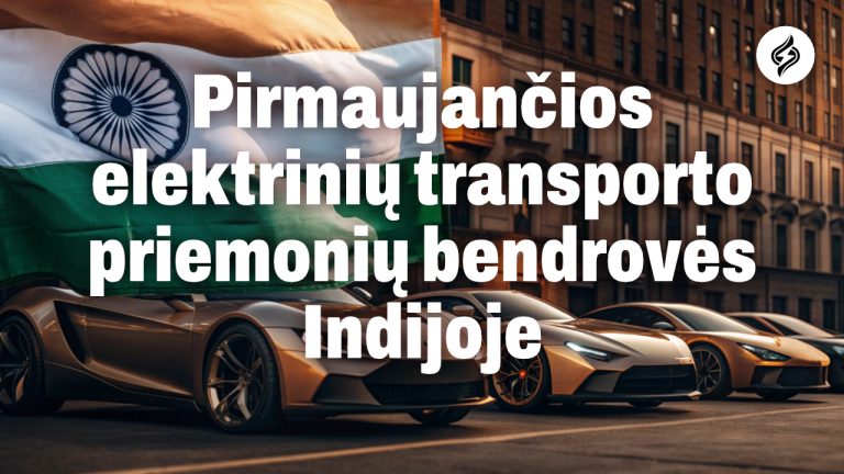 Pirmaujančios Elektrinių Transporto Priemonių Bendrovės Indijoje