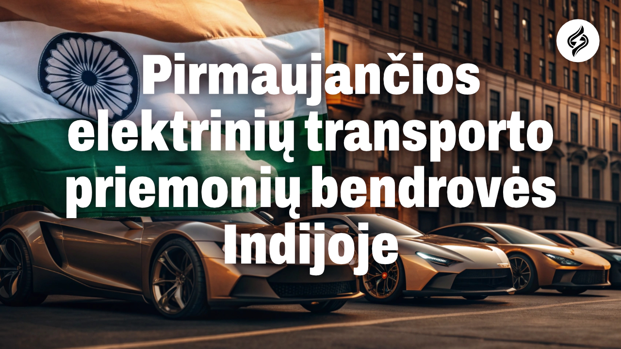 Pirmaujančios elektrinių transporto priemonių bendrovės Indijoje