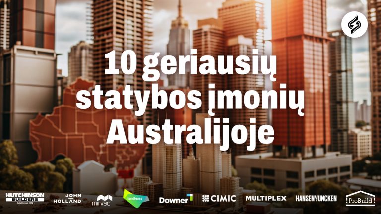 10 geriausių statybos įmonių Australijoje